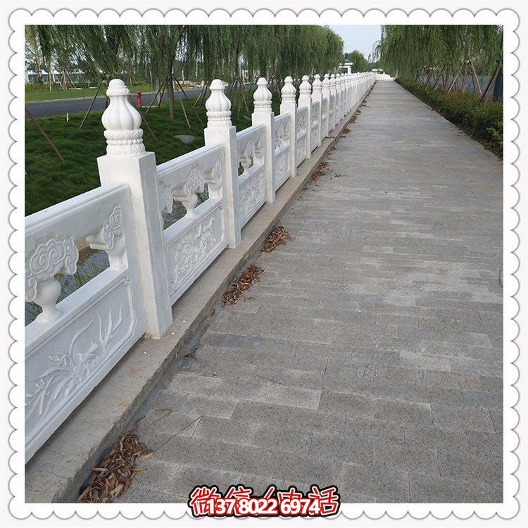 精美石雕護(hù)欄，讓您的河道美化更上一層樓