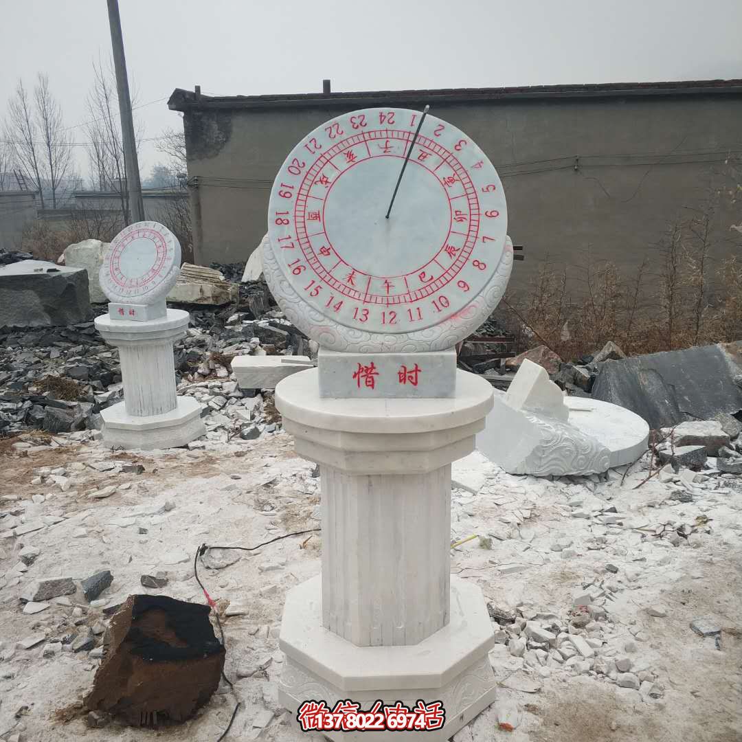 石質日晷雕塑，讓景區更加創意美觀！