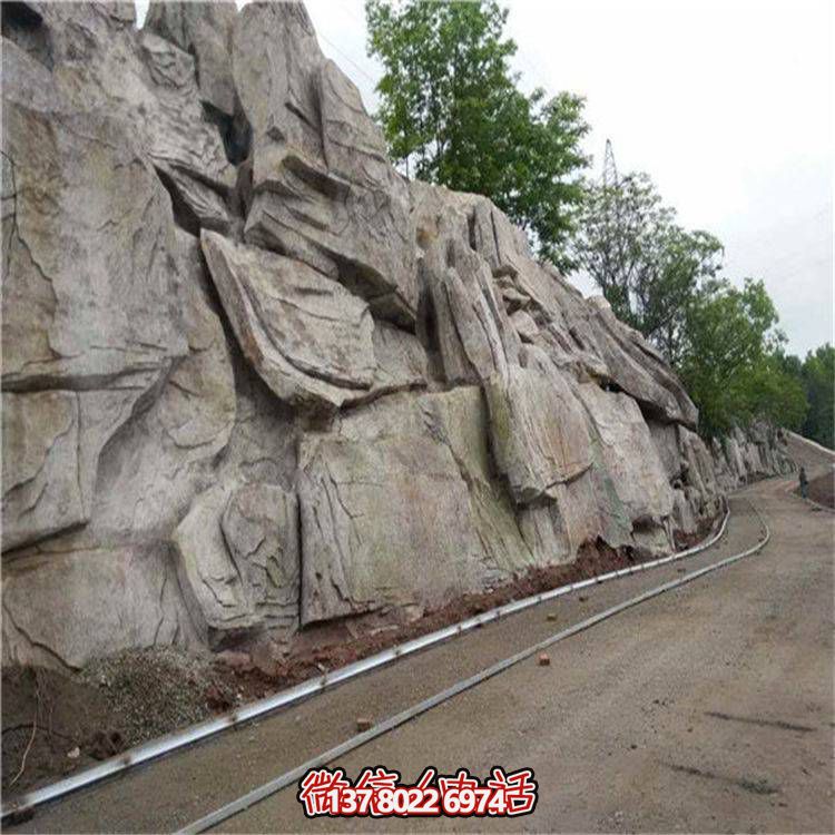 美輪美奐的景觀石，改善戶外街道路邊大型景觀