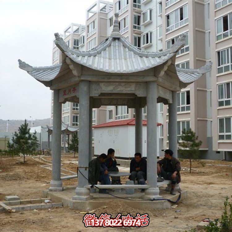 古典風(fēng)情涼亭，點(diǎn)綴小區(qū)廣場(chǎng)，讓您休閑身心